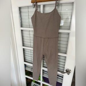Beyond Yoga Women's Taupe Jumpsuit